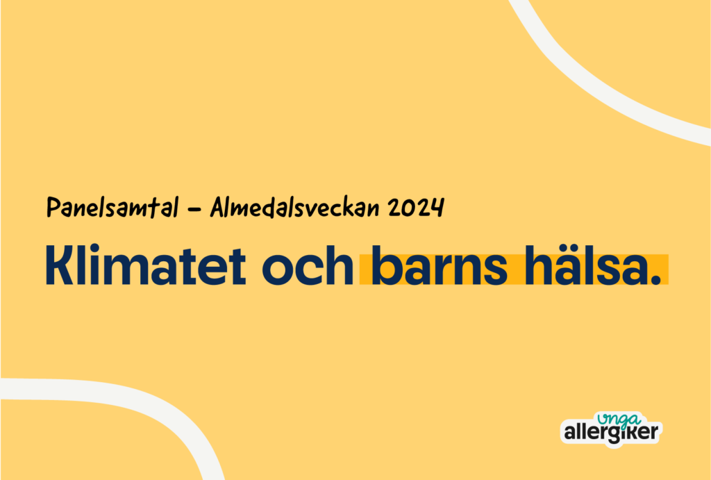 Almedalsveckan 2024 Unga Allergiker