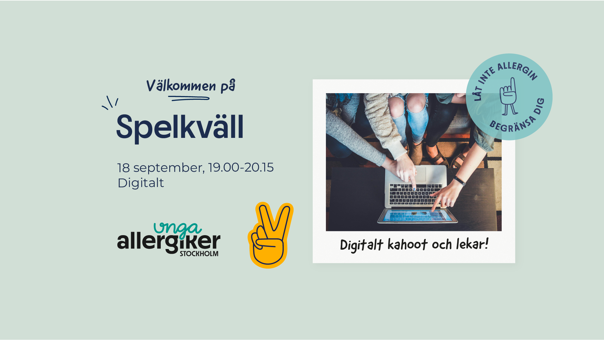 spelkväll digital