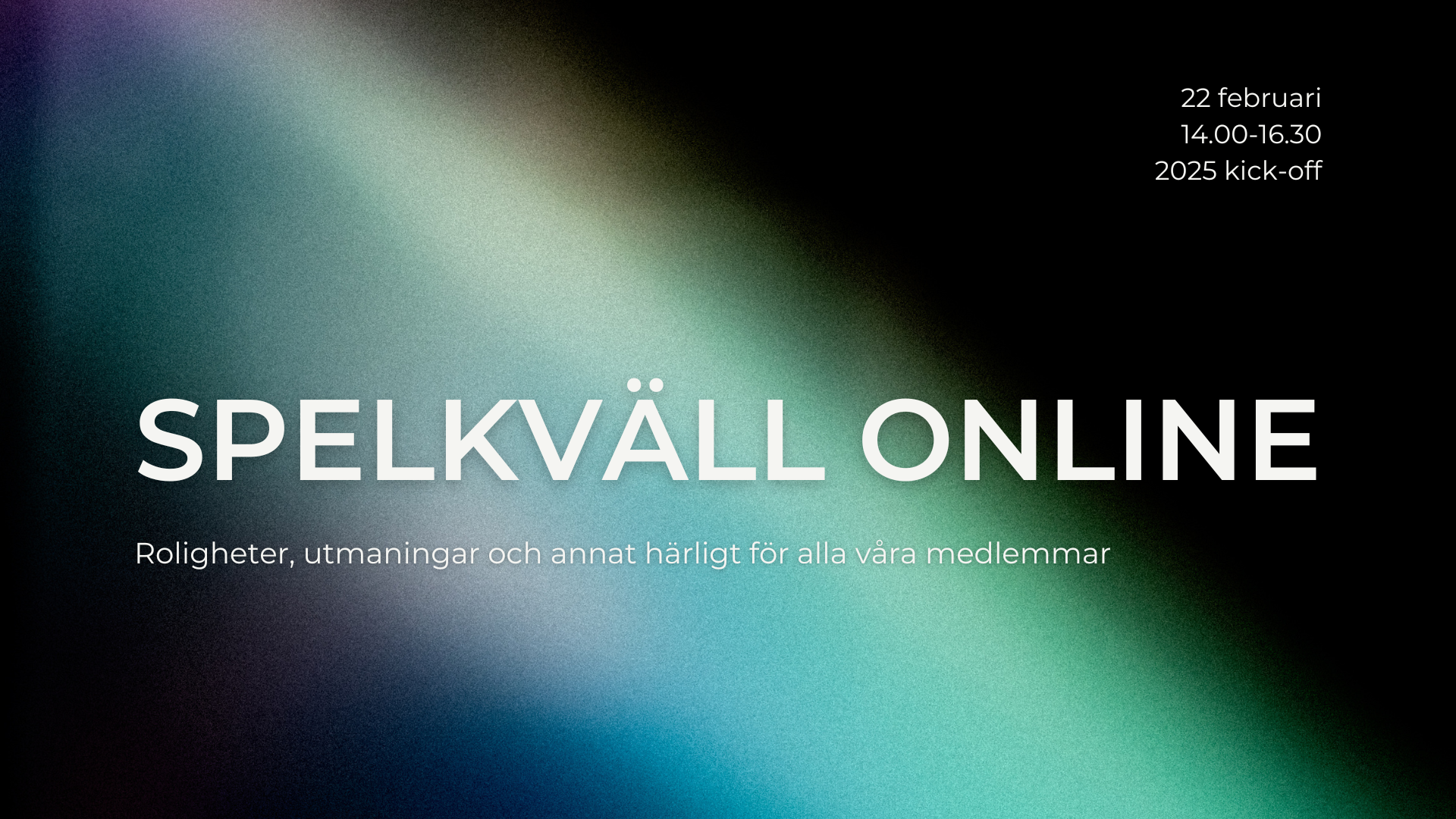 Spelkväll online